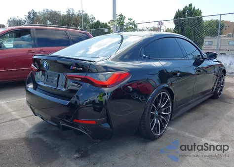 2024 BMW I4 M50 from USA, damaged, VIN WBY33AW06RFS58100